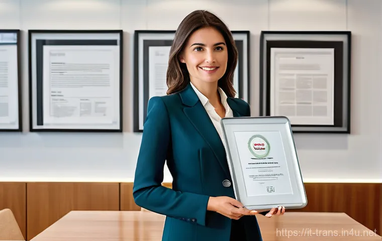 번역사 자격증 시험 후기 분석 - **Prompt 1: The Credible Italian Certified Translator**
A sophisticated Italian female translato...