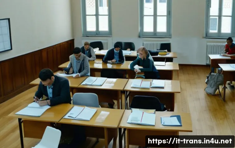 번역사 시험장 분위기와 주의사항 관련 이미지 1